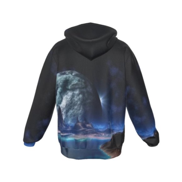 Space Scene Hoodie - Picture 1 of 4